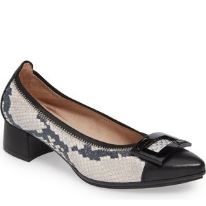 Leather Hispanitas snakeskin shoes with heels